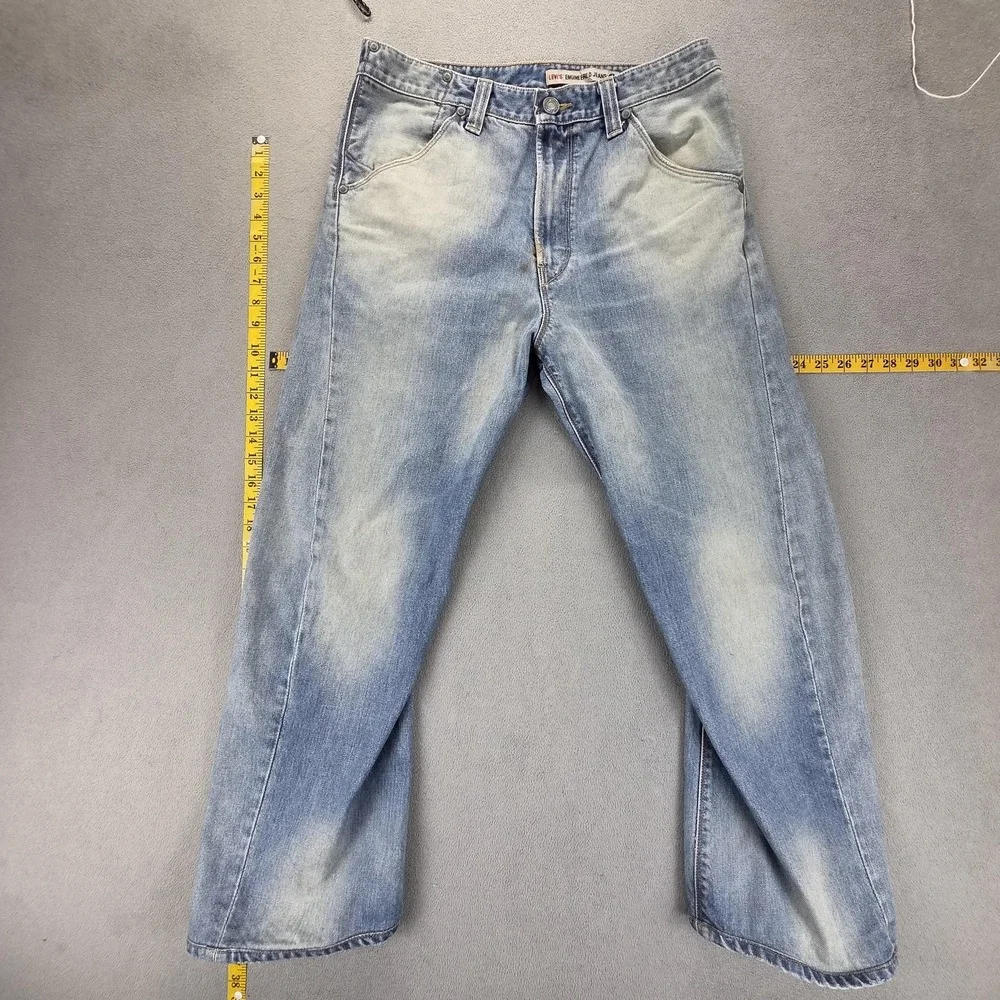 Vintage Levis Engineered Jeans 10th Anniversary Altered‎ Hem Stains Fits 30x27